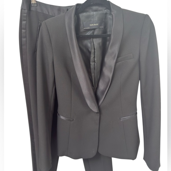 Zara Women’s Tuxedo Size Small Pants Medium Jacket - Picture 1 of 12